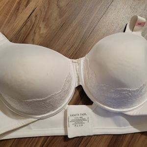 Vanity Fair 42D bra, white- brand new
